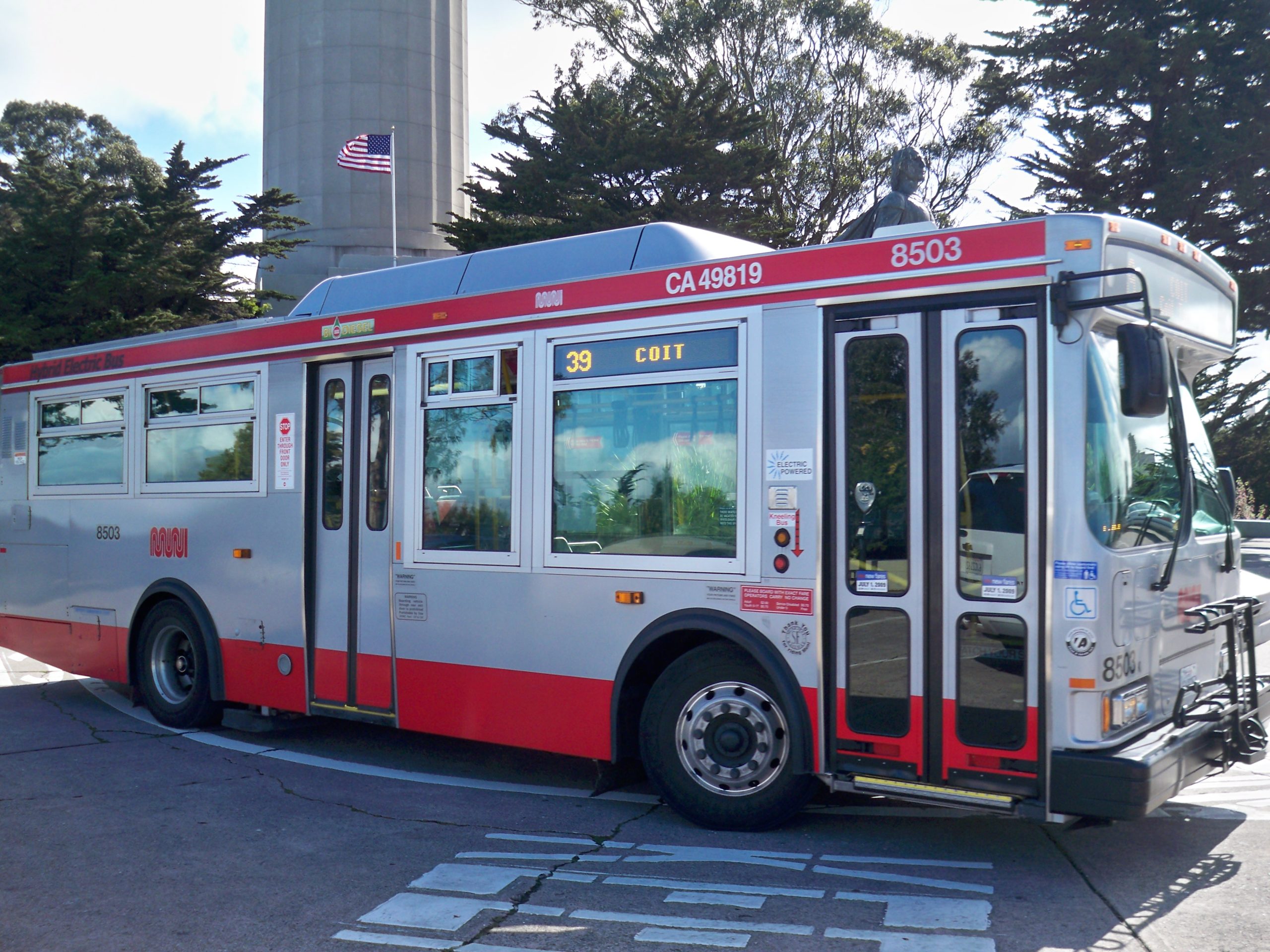 San Francisco city bus